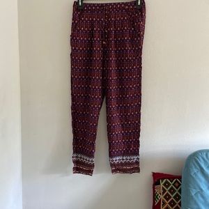 printed pants
